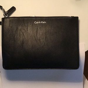 Calvin Klein black wrist wallet